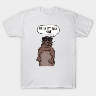 Otter my way, punk T-Shirt
